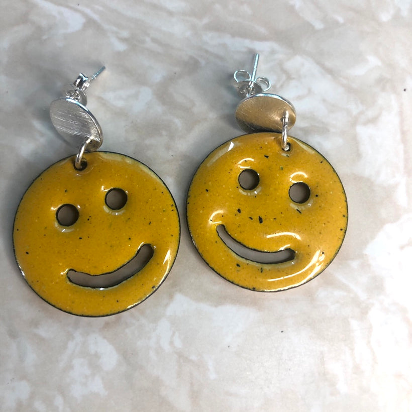 Face Dangle Earrings